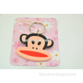 Paul cartoon name keychain/soft pvc keychain/rubber keychain